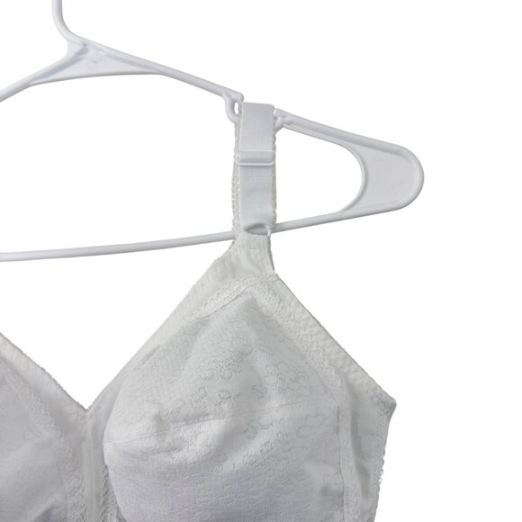 Playtex 18 Hour Sensational Support Wire-Free Bra 20/27 White Women SZ 38DDD - Picture 4 of 9